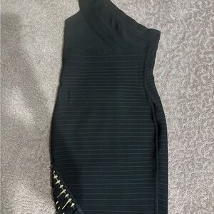 Elegant Black Bodycon Dress